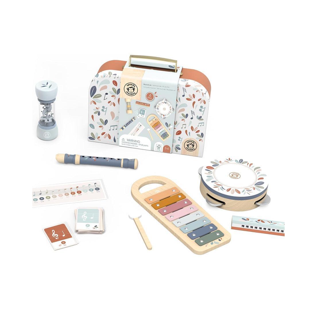 Speedy Monkey Musical Set - Baby Travel Speedy Monkey Musical Set