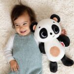 Tiny Love Plush Snuggly Buddy - Black And White