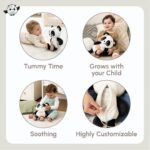 Tiny Love Plush Snuggly Buddy - Black And White