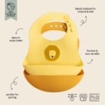Trixie Silicone Bibs - Mr Lion - 2 Pack