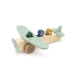 Trixie Wooden Animal Airplane