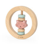 Trixie Wooden Round Rattle - Mrs Cat