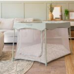 Tutti Bambini Hexa Playpen - Leaf/Terrazzo