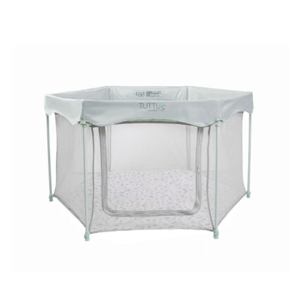 Tutti Bambini Hexa Playpen - Leaf/Terrazzo