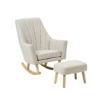 Tutti Bambini Jonah Rocking Chair + Foot Stool - Pebble