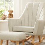 Tutti Bambini Jonah Rocking Chair + Foot Stool - Pebble