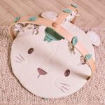 Tutti Bambini Luxury Wood & Muslin Playgym - Love Cats