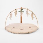 Tutti Bambini Luxury Wood & Muslin Playgym - Love Cats