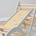 Tutti Bambini Scala Montessori 3 In 1 Pikler Climbing Frame With Climbing Wall - Mushroom
