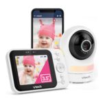 VTech RM4761 3.5inch Smart Wi-Fi 1080p Pan & Tilt Monitor - White