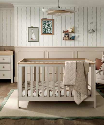 Wedmore Cotbed – Cashmere/Oak